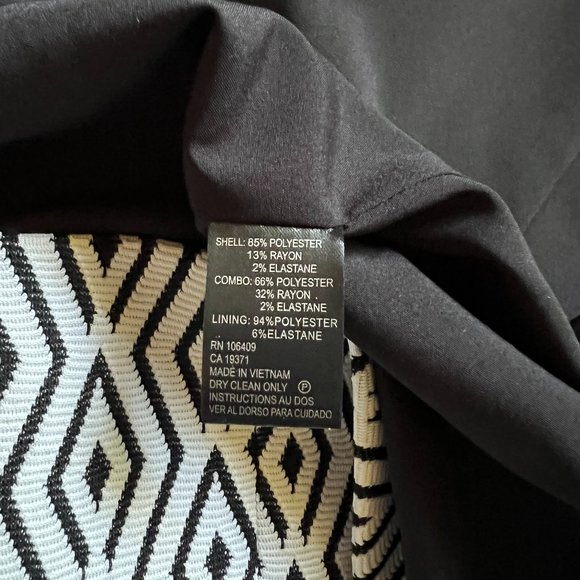 TAHARI - ARTHUR S. LEVINE - Diamond Jacquard Zip Topper - NEW with Tag - Picture 11 of 12